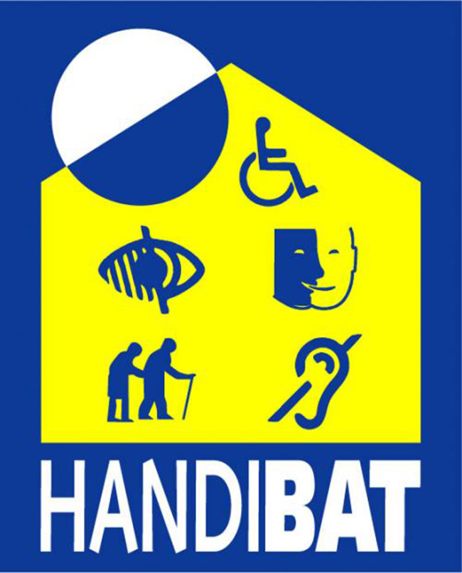 Logo Handibat pour les travaux d’accessibilité