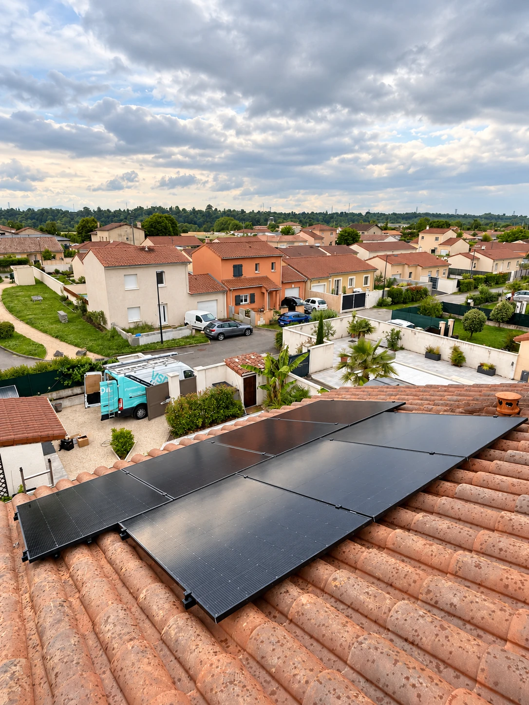 Installation photovoltaïque sur toiture — réalisation VSD Énergie